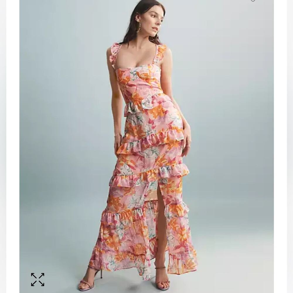 WAYF With Love Tiered Maxi Dress - Picture 1 of 13